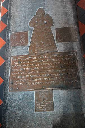 St Giles in the Wood - Detail of Ancient Brass